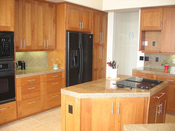 Custom cabinets with granite counters