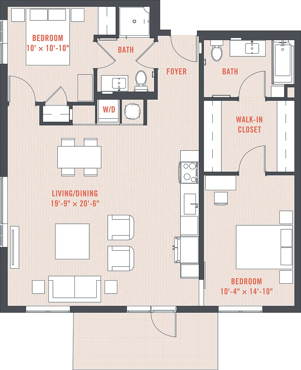 Floor plan B2J