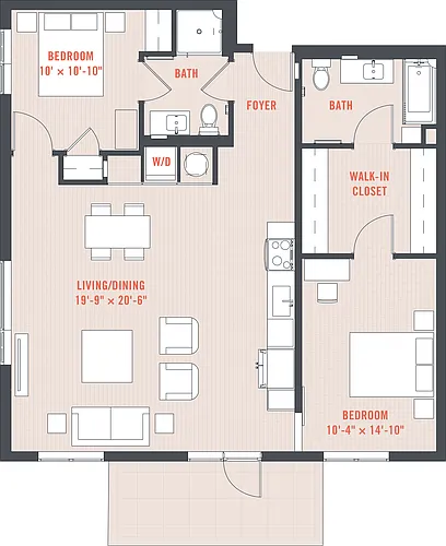 Floor plan B2J