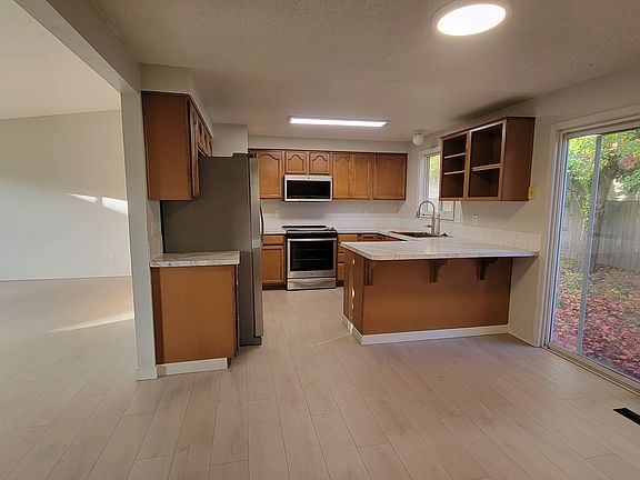 Dining room and kitchen