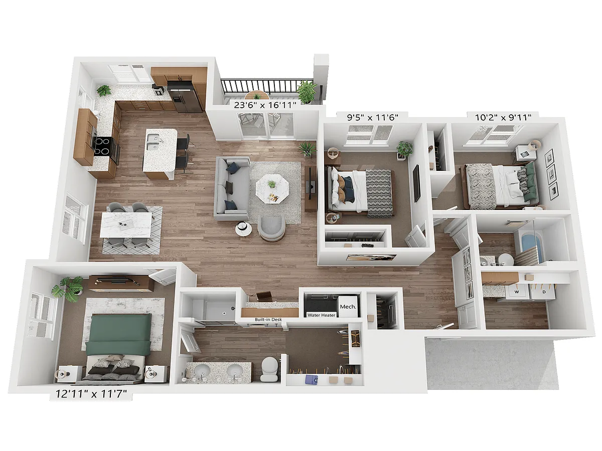 Floor plan Highland Meadows