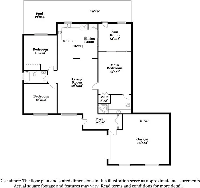3 bed, 2.0 bath, 1740 sqft, $2,905 — Photo 2