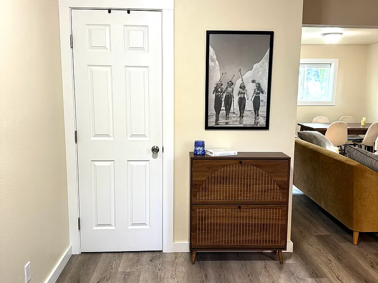 Entryway coat closet