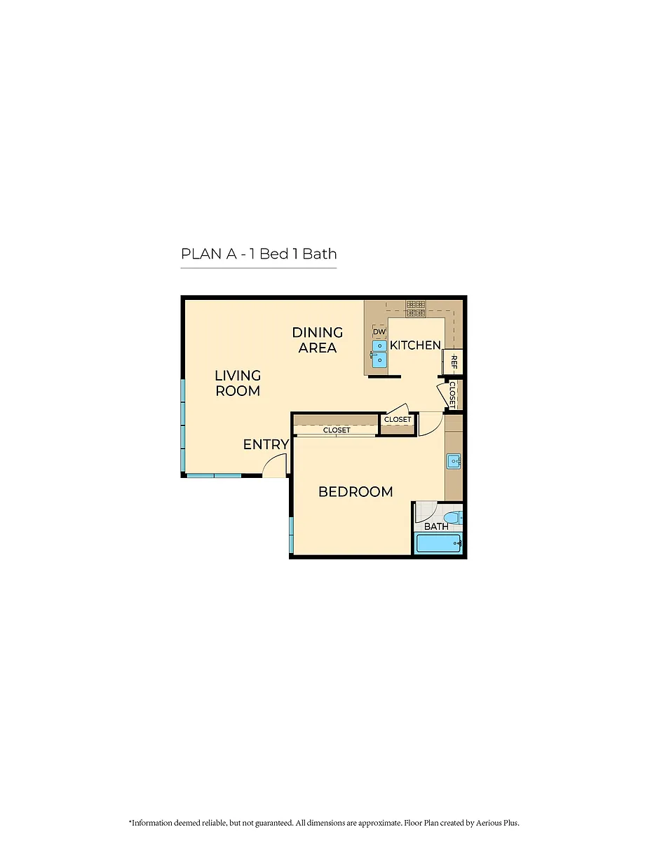 Floor plan 1 Bedroom