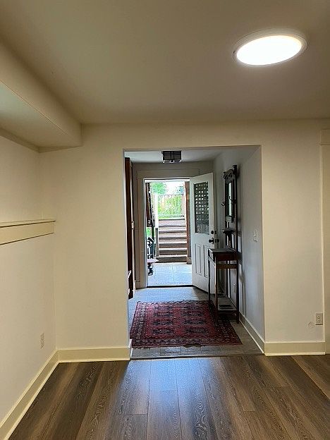 One of two entrances