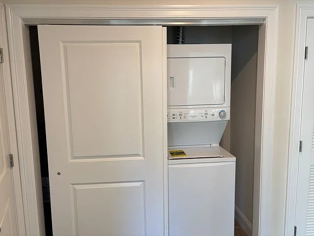 Washer and dryer in unit
