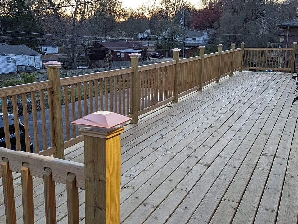 Back Deck of Duplex