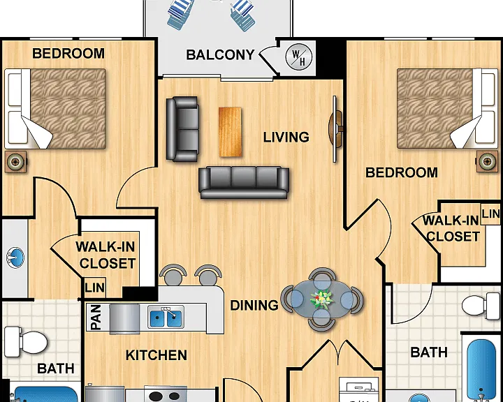 Plan C Floorplan Diagram