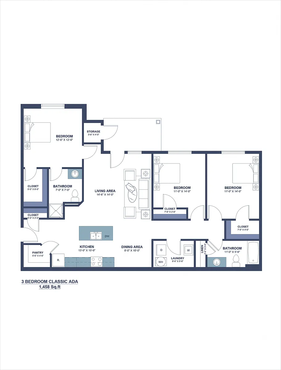 Floor plan 3A