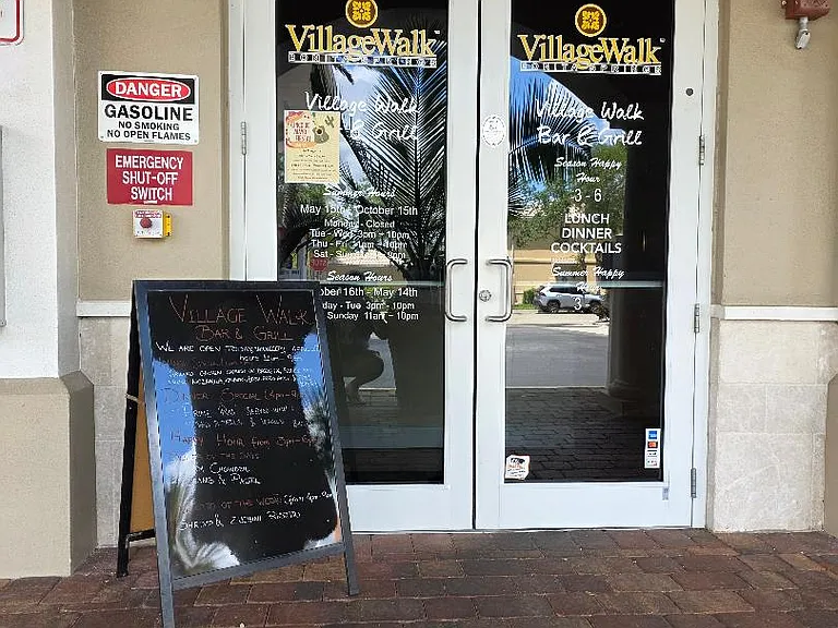 Village Walk full-service Bar & Grill.