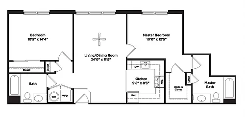 Floor plan B3b