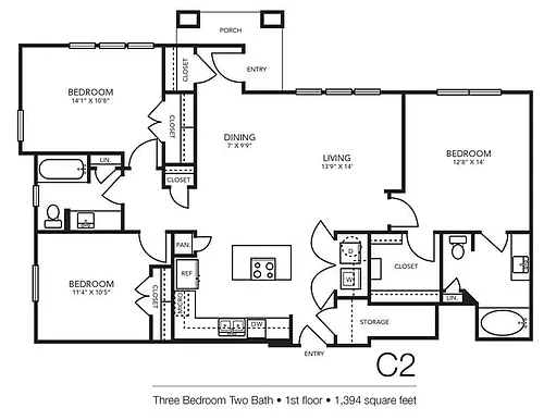 Floor plan C2