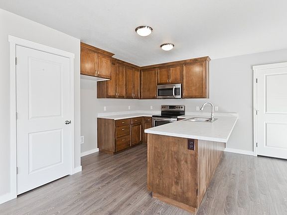 Tons of counter space and storage includes large pantry