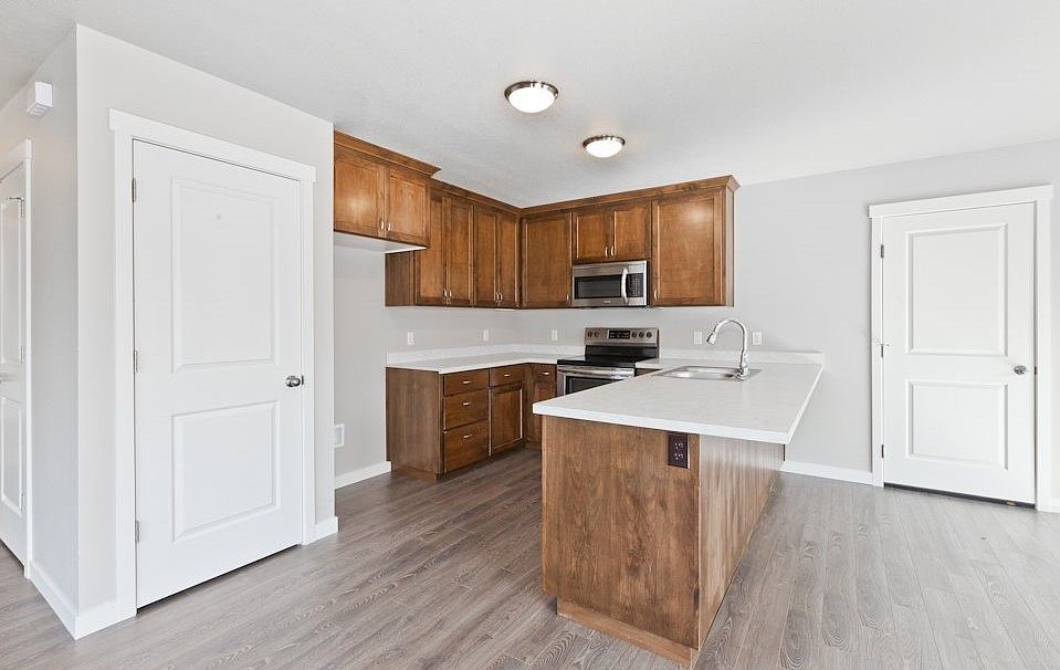 Tons of counter space and storage includes large pantry