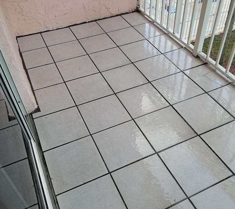 Overlooking the pool