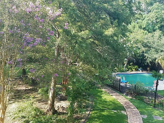 Pool and sitting garden