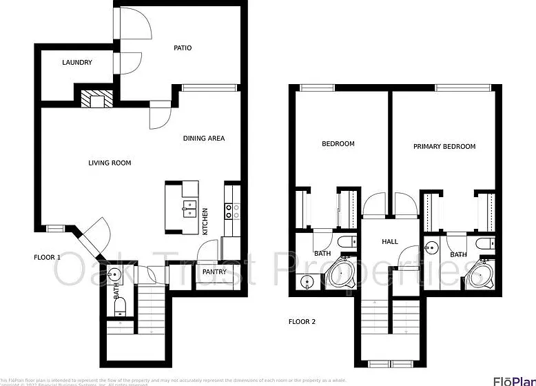 2 bed, 2.5 bath, 1286 sqft, $1,700 — Photo 2