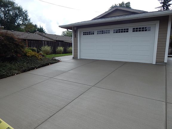 Brand new extra wide driveway