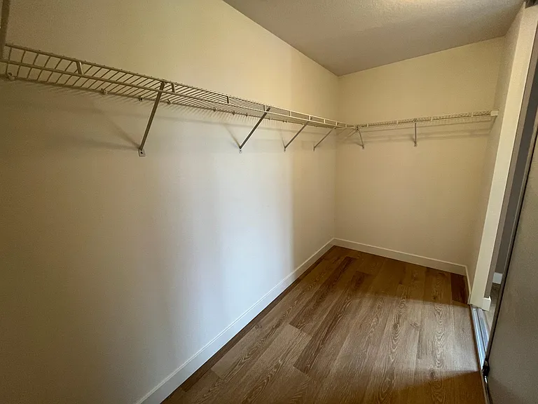 Large walk in closet