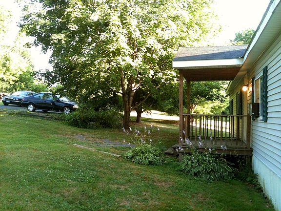Side view of entrance