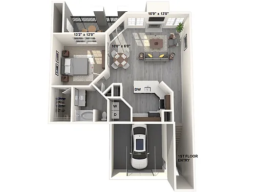 Floor plan A2-Espresso