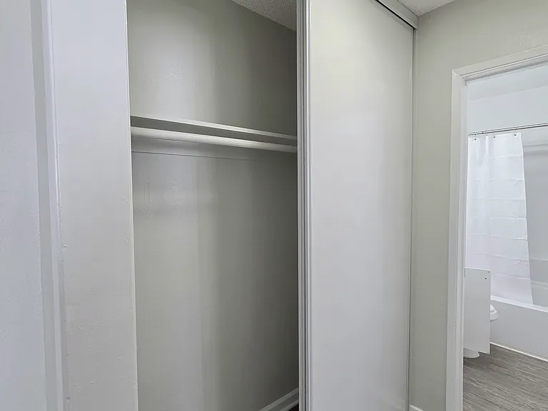 Hallway closet for extra storage!
