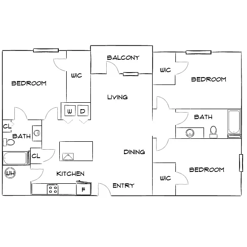 Floor plan Design 3A