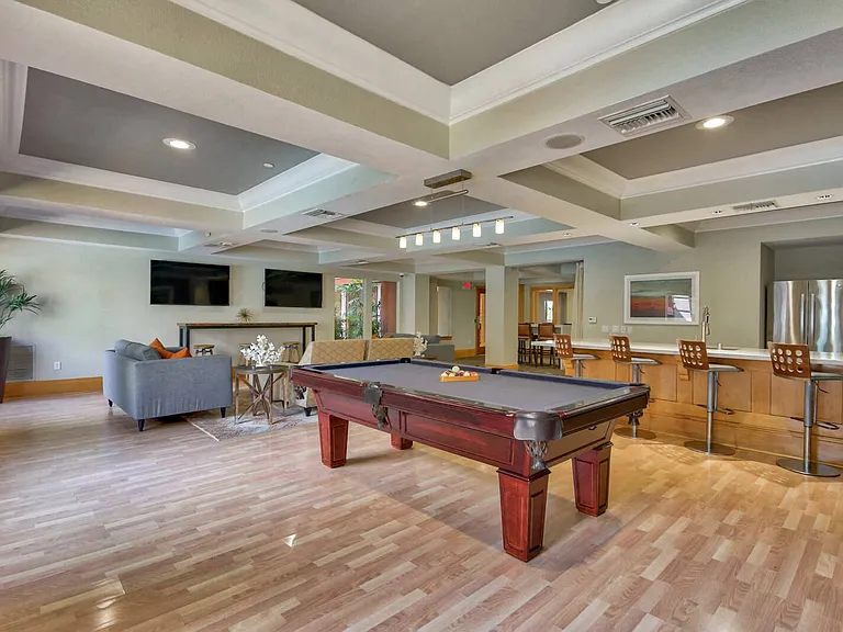 Spacious clubhouse