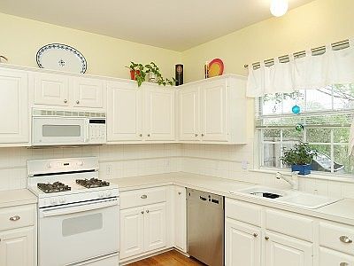 Kitchen with easy access to family room.
