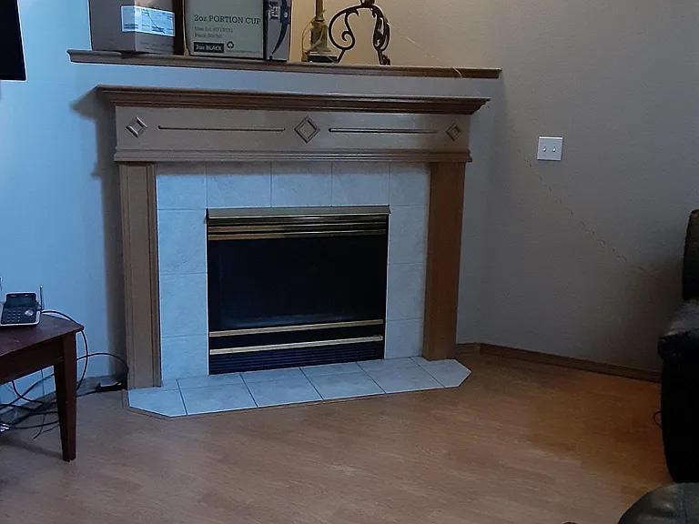 living room gas fireplace