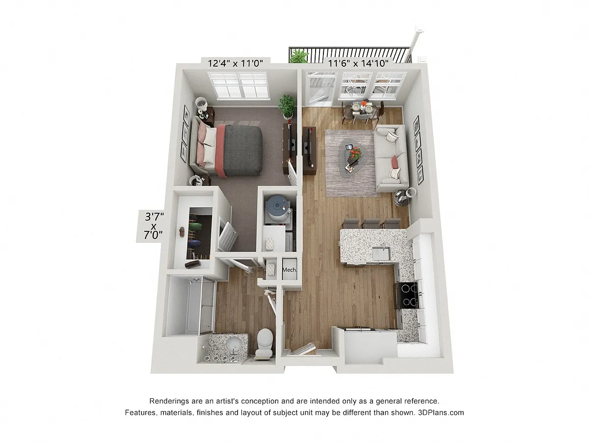 Floor plan A1 - Indigo