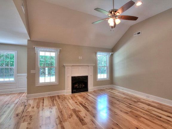 Family Room w/ gas fireplace.