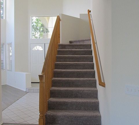 Staircase to upstairs bedrooms