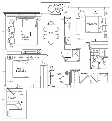 Floor plan 1108
