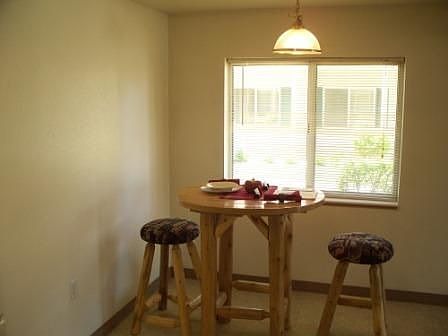 Separate dining area