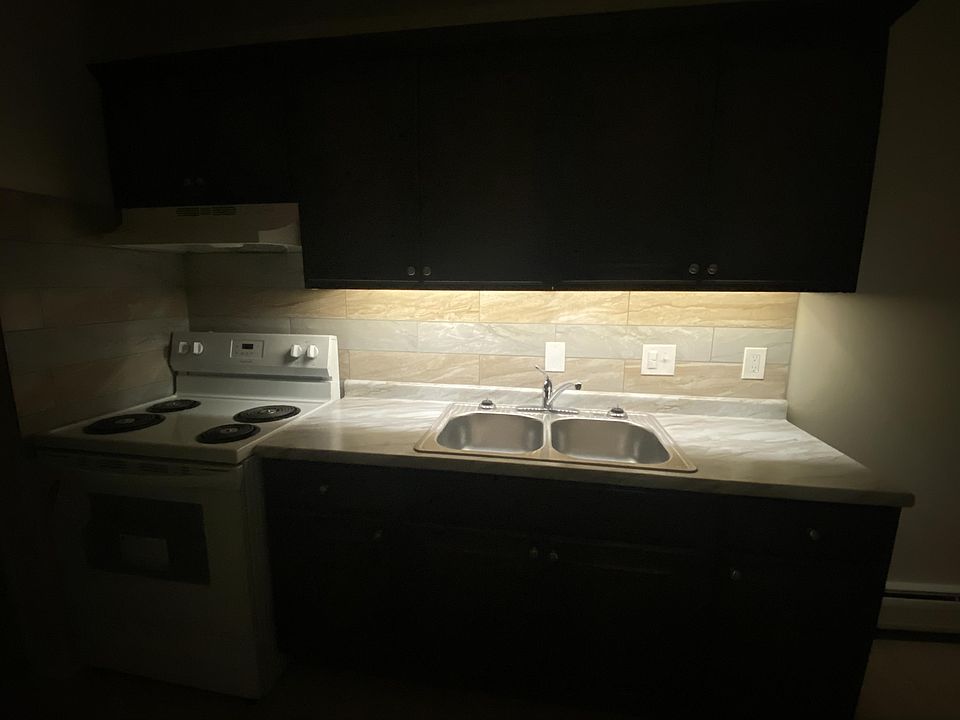 LED lighting located under kitchen cabinets.