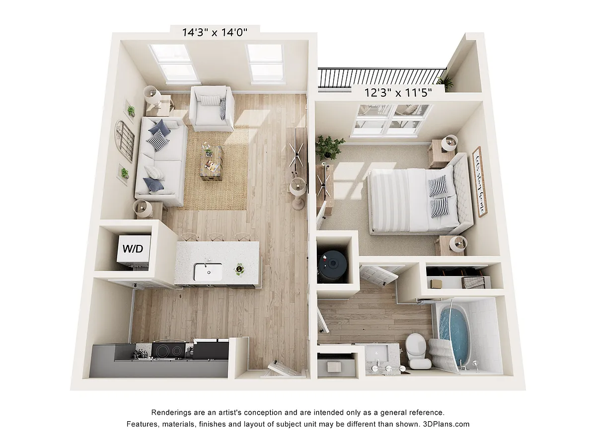 Floor plan BH-A1 (L) W/GARAGE