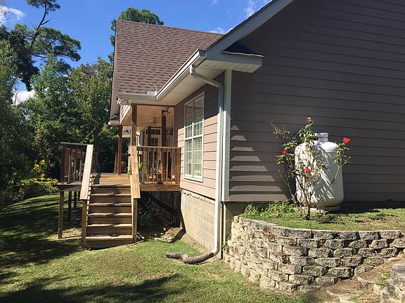 back deck / rockwall