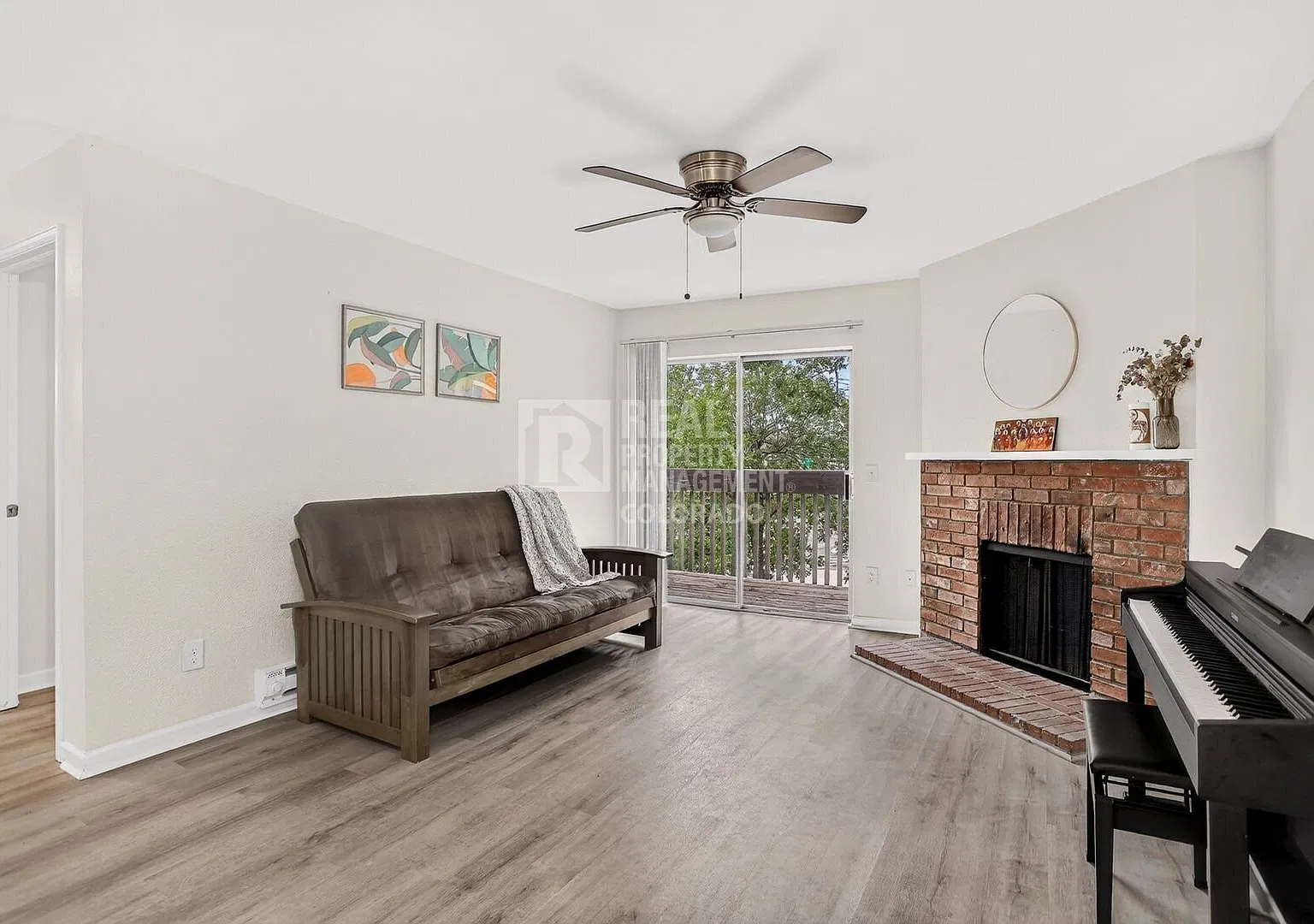 Updated 2-Bedroom Condo with Fireplace & Balcony in City Center North — Photo 3