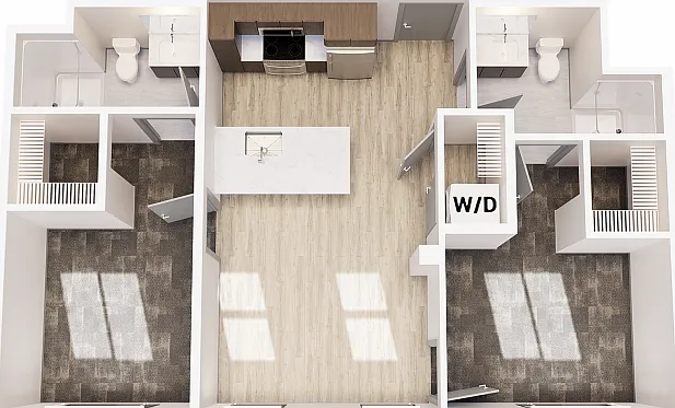 2 Bdrm 2 Bath B2 Unfurnished 2 Bdrm 2 Bath B2 Unfurnished