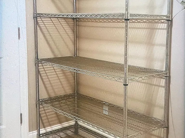 storage in the laundry room