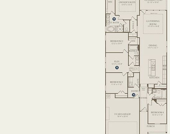 Haskell Floor Plan, Quick Move-In Home, Floor 1
