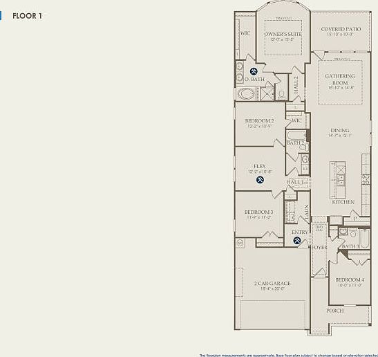 Haskell Floor Plan, Quick Move-In Home, Floor 1