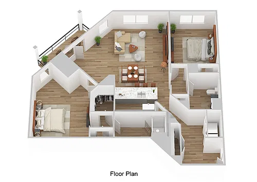 Floor plan B3
