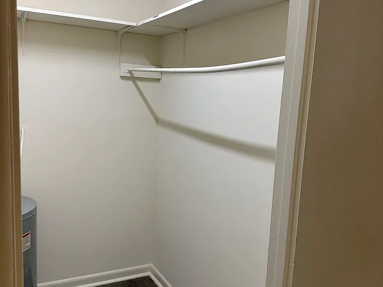 Bedroom walk in closet
