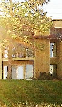 Rear of unit with walkout