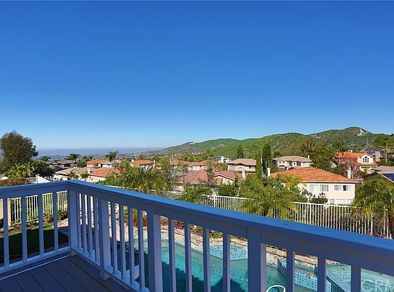This is the view from the deck off of the master bedroom toward the west where you can see the ocean