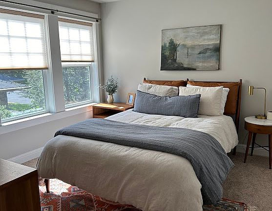 Bedroom with queen