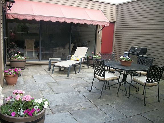 patio with gas grill