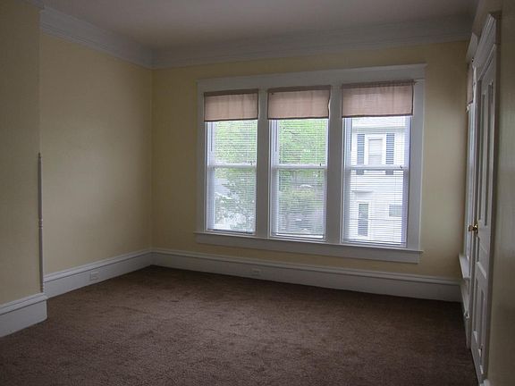 The family room has lots of natural light.